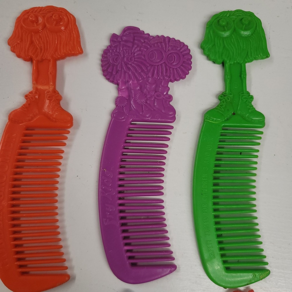 Vintage McDonalds Kids Character Plastic Hair Combs,  Set of 6‎